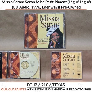 Missia Saran: Soron M'ba Petit Piment (Légué Légué) (CD Audio, 1996, Edenways).. - Picture 1 of 10