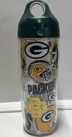 Tervis 1248166 NFL Green Bay Packers All Over Tumbler w Wrap Hunter Green & Grey Cover