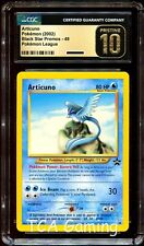 CGC 10 PRISTINE Articuno # 48 WOTC 黑星促销黄金标签精灵宝可梦卡牌