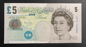 Billet Royaume-Uni 5 POUNDS 2002 (2004) P.-391c FDS/UNC - Imagen 1 de 3