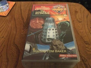 DOCTOR WHO THE SONTARAN EXPERIMENT THE GENESIS OF THE DALEKS TOM BAKER X2 VHS - Picture 1 of 3