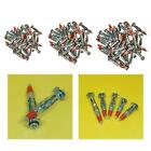 50Pcs Screw Anchors Tool for Wall Cabinets Gypsum Board Cabinet Decoration