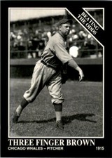 1993 Conlon Collection TSN Mordecai Brown Chicago Whales #883