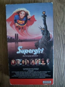 AVID DC COMICS SUPERGIRL VHS SUPERMAN FAYE DUNAWAY 1984 1990 KRYPTON MIA FARROW - Picture 1 of 3