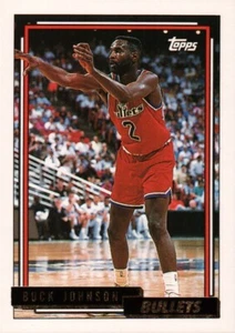 1992-93 Topps Gold #328 - Buck Johnson - Washington Bullets 92-704 - Picture 1 of 2