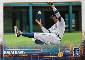 Rajai Davis, 2015 Topps #518, Detroit Tigers - Stock# 4222 - Picture 1 of 2
