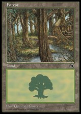 Magic the Gathering MTG Forest (164) Portal Second Age   LP