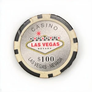 Las Vegas Nevada Casino 100 $ Souvenir Chip "Willkommen in Las Vegas" Nevada - Bild 1 von 2