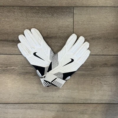 NIKE Tack 5.0 Lineman Pro NFL Football Glove - White - PGF 463-100 - Select Size