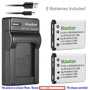 KLIC-7006 KLIC7006 K7006 Battery & Charger for Kodak Easyshare M583 M873 M883 - Picture 1 of 23