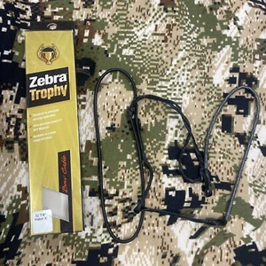 Zebra Trophy Bow Cable 32 7/8” Halon X Black - Picture 1 of 6