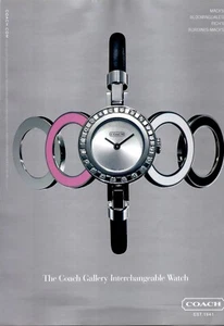 2004 • COACH WATCH print ad • Y2K Fashion Bags handbags ADV-90 - Picture 1 of 2