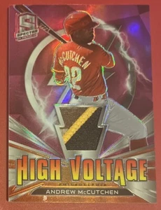 2021 Spectra ANDREW MCCUTCHEN High Voltage Patch #d 1/20! RARE! Future HOF!  - Picture 1 of 2