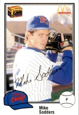 1989 Peoria Chiefs Team Issue Gold 200 #10 Mike Sodders Lithia Florida FL Card