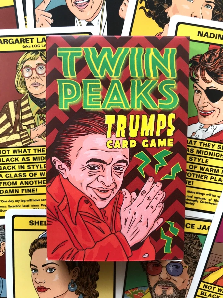 TWIN PEAKS 'Trumps' Card Game (David Lynch, Log Lady, Dale Cooper, Killer Bob) - Image 1 of 4