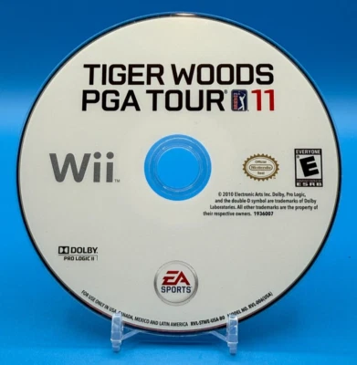 Tiger Woods PGA Tour 11 (Nintendo Wii, 2010) Disc Only – EA Sports Golf Game - Image 1 of 2