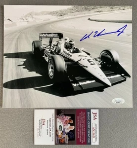 1990s INDY CAR GREAT- AL UNSER JR AUTOGRAPH 8x10 RACE ACTION PHOTO JSA AN23621 - Picture 1 of 1