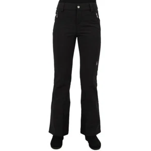 NWT Spyder Women's Orb Softshell Ski Pant - Black Size 6 - Picture 1 of 5