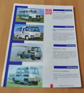 Folleto KAvZ Folleto Autobús Ruso Hino Motor Daños - Imagen 1 de 2