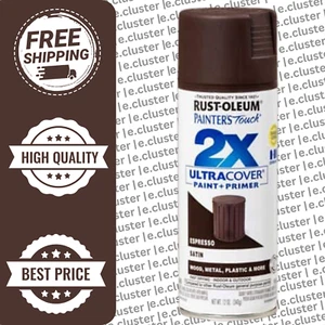 Rust-Oleum Painter's Touch 2X Satin Espresso General Purpose Spray Paint 12 Oz. - Picture 1 of 11