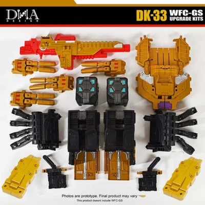 DNA Design DK-33 DK33 Upgrade Kit For WFC-GS Titan Black Zarak Scorponok instock - Image 1 of 4