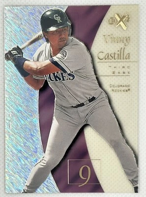 1998 SkyBox E-X2001 #63 VINNY CASTILLA Colorado Rockies NICE CARD  !!! - Image 1 of 2