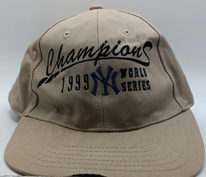 Vintage New York Yankees 1999 World Series Champions Hat Cap Strapback NYY - Picture 1 of 12