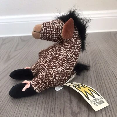 Manhattan Toys Tip Toes 7” Donkey Plush Vintage 1998 With Tags - Image 1 of 4
