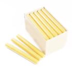 25 Ivory Paraffin Wax Candle Dinner Church House Party Tapered Bistro 18cm 7"