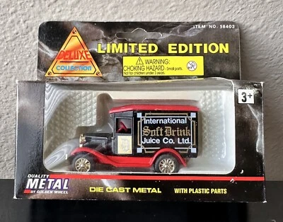 1:64 Golden Wheel Die Cast Metal 1920s Ford Juice Soft Drinks International - Image 1 of 4