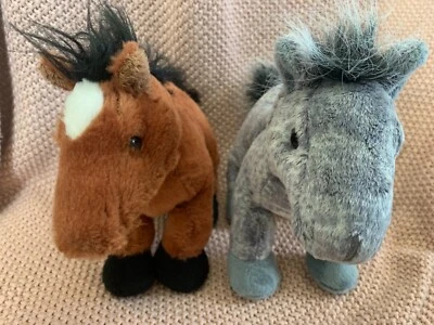 Webkinz Brown & Grey Arabians **PLUSH ONLY, NO CODES** - Image 1 of 4