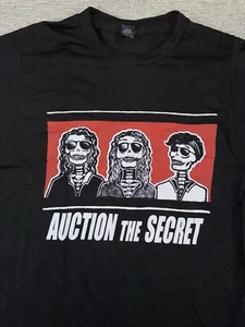 Camiseta Tulex Band Para Hombre Pequeña Negra Esqueletos Fiesta Noche Concierto Calaveras - Imagen 1 de 10