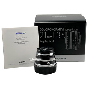 New VOIGTLANDER Color-Skopar Vintage Line 21mm f3.5 Aspherical Lens VM Mount