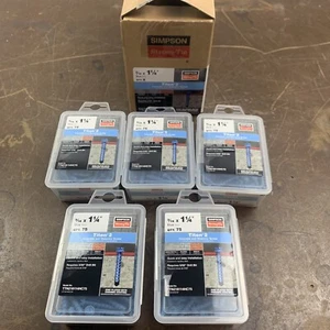 (375) Simpson Strong-Tie 3/16" x 1-1/4" Titen 2 Concrete & Masonry Screws S5 - Picture 1 of 6