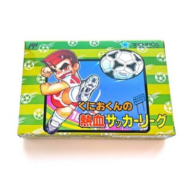 Kunio-kun NEKKETSU Soccer League - Empty box replacement spare case Famicom tray