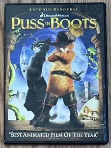 Puss in Boots DVD movie + Bonus  Antonio Banderas Salma Hayek Zach Galifianakis - Imagen 1 de 2