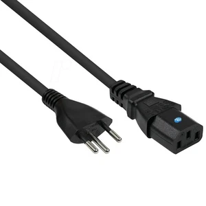 Netzkabel PC Computer Drucker Ups Schweizer Ch Swi T Aufbereitet - Bild 1 von 5