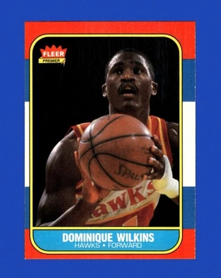 1986-87 Fleer Set-Break #121 Dominique Wilkins EX-EXMINT *GMCARDS* - Image 1 of 2
