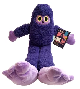 Buddy Barkfoot Large 50 lbs. + Dog Toy Bark Purple Crinkle Squeaker Tug NWT - Picture 1 of 5
