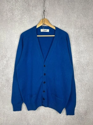 Pringle of Scotland 100% Lambswool Cardigan Blue Men’s Size 44 Made in Scotland - Image 1 of 4