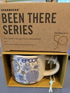 Tazza ornamento Disney Parks 50° anniversario EPCOT Been There serie 2 oz Starbucks - Foto 1 di 7