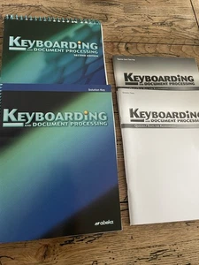 Abeka Keyboarding and Document Processing Second Edition Student And Teacher - Picture 1 of 6