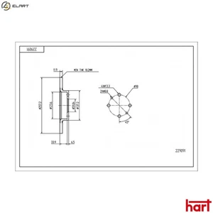 2x BRAKE DISC 229 091 - Picture 1 of 9