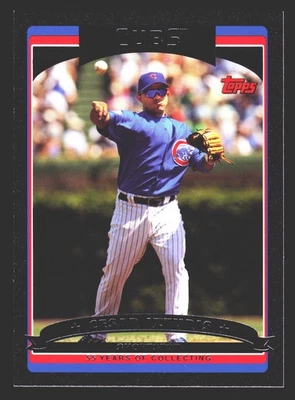 Cesar Izturis Chicago Cubs 2006 Topps Update Black #UH80 SN /55 - Image 1 of 2