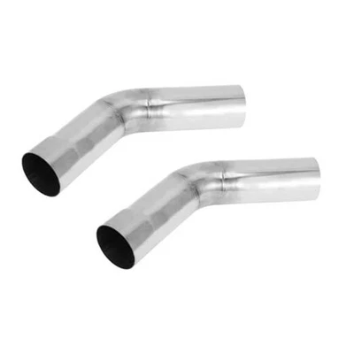  2" OD 45 Degree Mandrel Exhaust Tube Car Exhaust Pipe Mandrel Bend Tubing  - Image 1 of 4