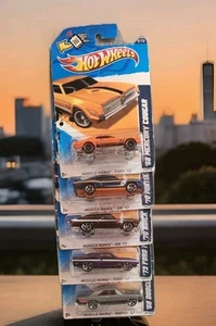 Hot Wheels Muscle Mania Lot Of 5 New Ford Mopar GM 2011 - Picture 1 of 11