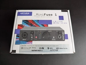 Arturia MiniFuse 1 1x2 USB Audio Interface (black) - Picture 1 of 3