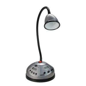 Pool Central Deluxe Silver Summer Outdoor Grill Light Digital Timer and Radio - Picture 1 of 3