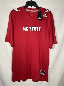 Maglia calcio Adidas NC State Wolfpack taglia large maglia rossa allenamento nuova - Foto 1 di 7