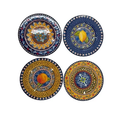 Williams Sonoma средиземноморские фруктовые тарелки салат набор из 4 меламин салат десерт - Изображение 1 из 4